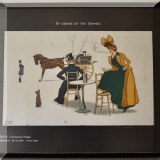 A37a. Lance Thackeray and Lionel Edwards horse print. Frame measures 15.5” x 20” 